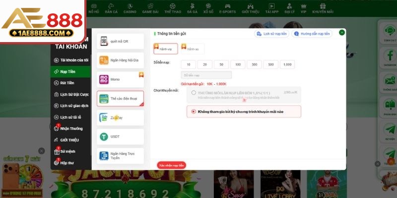 Dễ dàng giao dịch bằng thẻ cào